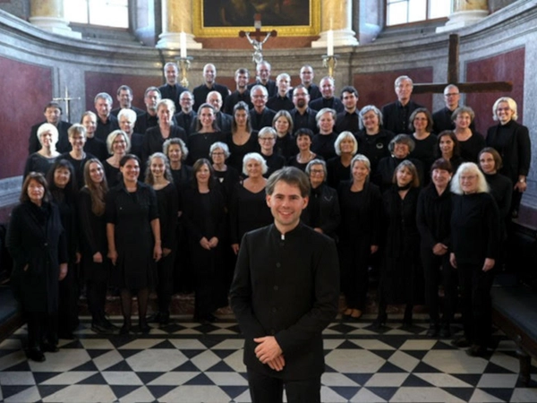 BachChor Leipzig mit Nikolaikantor Markus Kaufmann, Foto: Gert Mothes