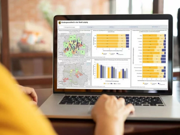 Dashboard Kindergesundheit, Foto: Stadt Leipzig