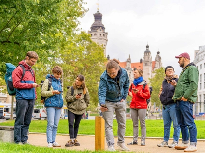 Eröffnung des KreisLaufs in Leipzig: LiveWalk durch die Stadt Eröffnung des KreisLaufs in Leipzig: LiveWalk durch die Stadt