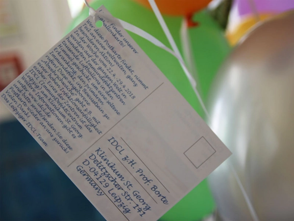 Postkarte, Foto: Klinikum St. Georg