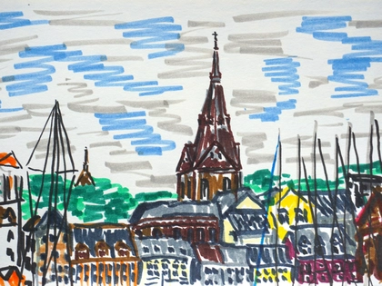 Ausstellung "Stadt, Land, Fluss" in Altscherbitzer Kirche