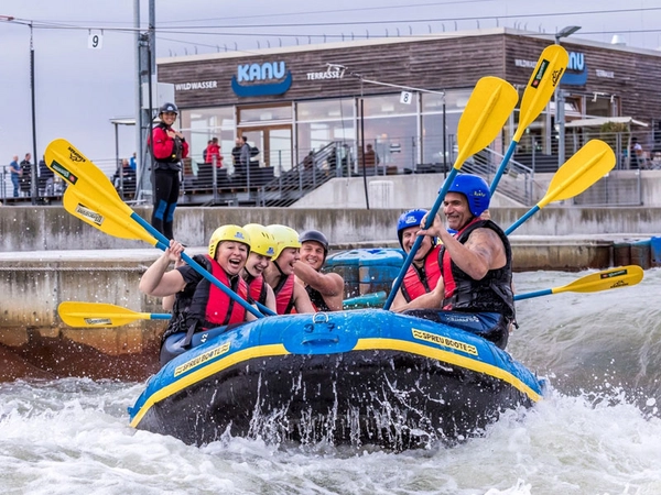Wildwasser-Rafting im Kanupark, Foto: Kanupark Markkleeberg
