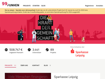 Sparkasse Leipzig lässt für guten Zweck die Funken sprühen
