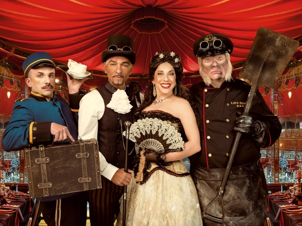 Dinnershow GANS GANZ ANDERS: Eisen, Dampf & roter Plüsch, Foto: Krystallpalast Varieté Leipzig