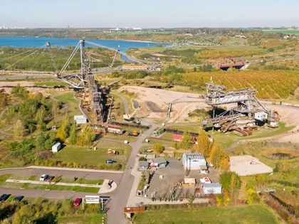 Gelände des Bergbau-Technik-Parks im Leipziger Neuseenland wird zu einem bewegten Konzertsaal