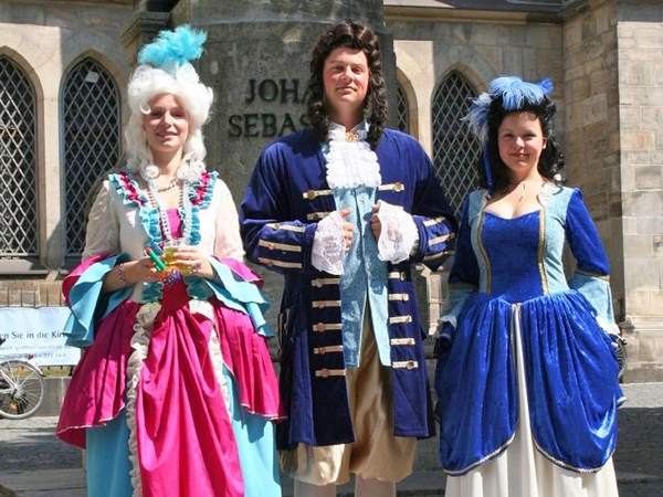 #DressUpLikeBach beim Sommerfest des Bach-Museums Leipzig. Foto: Bach-Museum Leipzig / Brigitte Braun