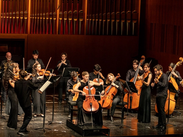 Konzert der „Camerata Espansiva!“ im Großen Saal der HMT Leipzig, Foto: Michael Trommer
