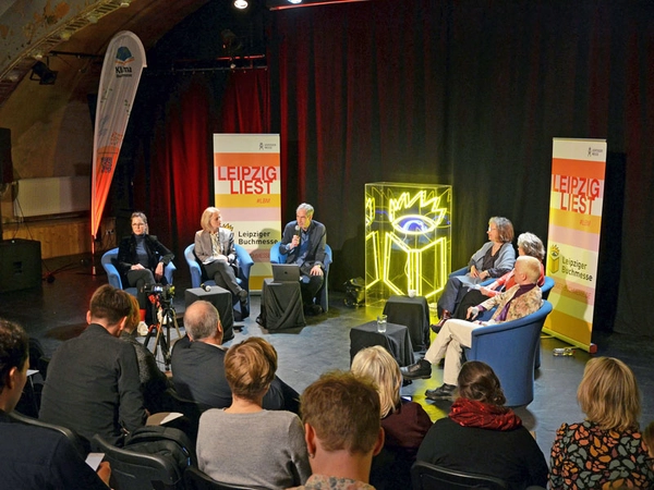 Leipziger Buchmesse: Pressekonferenz, Foto: Elli Flint