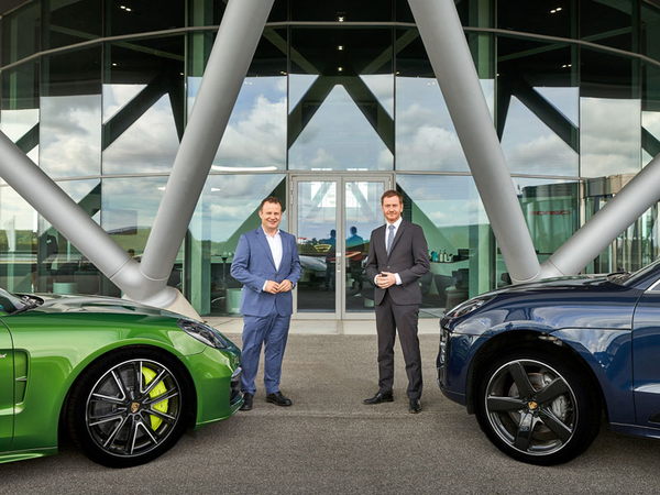 Sächsischer Ministerpräsident zu Besuch im Porsche Werk Leipzig, Foto: Porsche AG - Leipzig