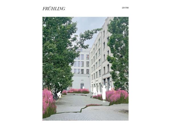 Entwurfszeichnung “Frühling“, Foto: Nina Schuiki