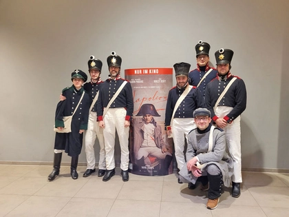 Preview NAPOLEON im Cineplex mit Leipziger Völkerschlachtsvereinen