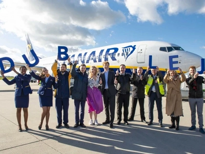 Leipzig/Halle - Dublin nonstop: Erstflug von Ryanair am Flughafen Leipzig/Halle