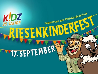 25 Jahre K!DZ Riesenkinderfest im Zoo Leipzig zugunsten der Uni-Kinderklinik 25 Jahre K!DZ Riesenkinderfest im Zoo Leipzig zugunsten der Uni-Kinderklinik