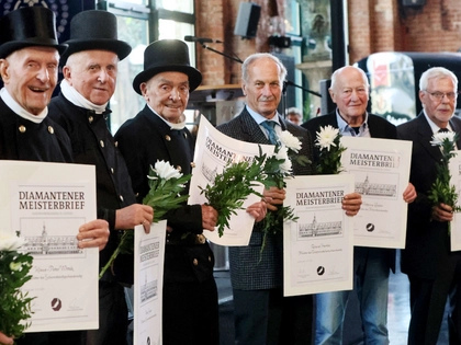 Handwerkskammer zu Leipzig verleiht Goldene und Diamantene Meisterbriefe