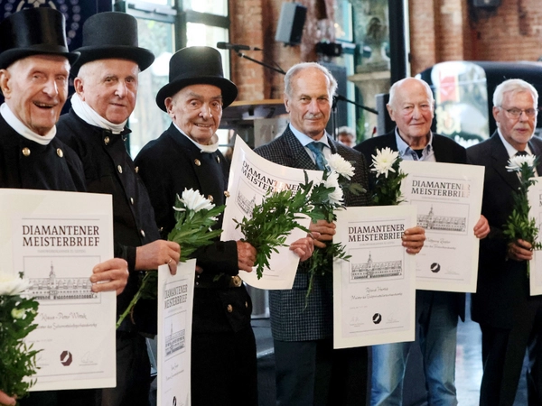 Handwerkskammer zu Leipzig verleiht Goldene und Diamantene Meisterbriefe, Foto: Anja Jungnickel / Handwerkskammer zu Leipzig
