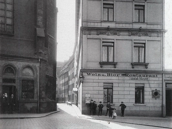 Matthäikirchhof in Leipzig vor 1909