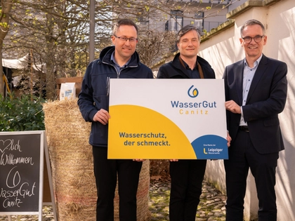 Wassergut Canitz und Leipziger Wasserwerke stellen Initiative für nachhaltige Landwirtschaft und lokale Vermarktung vor