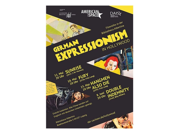 Filmreihe: German Expressionism in Hollywood, Plakat: Eric Fraunholz