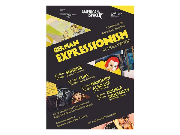 Filmreihe: German Expressionism in Hollywood, Plakat: Eric Fraunholz