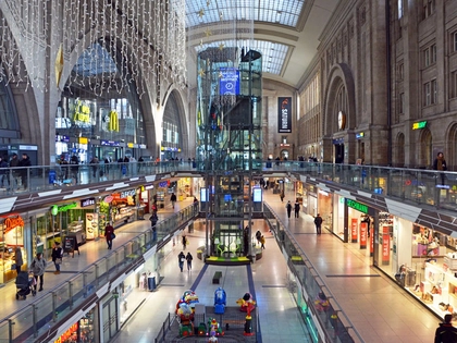 Rekord: Promenaden Hauptbahnhof Leipzig hatten 2023 erstmalig über 28 Millionen Besucher