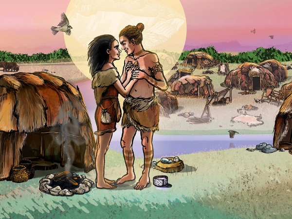 Illustration Kari Archäologie Inside, Illustratorin: Therese Schreiber