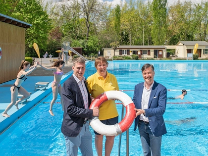 Saisonauftakt für die Freiluftsaison: Leipzigs Freibäder sind bestens vorbereitet