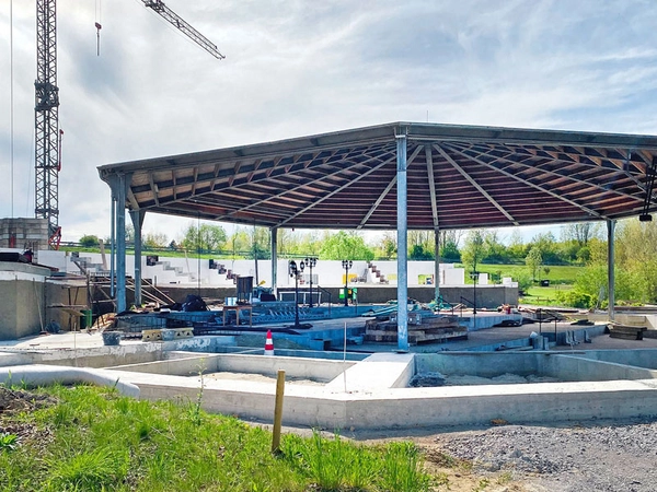 Schladitzer See: Eröffnung der neuen Seebühne am Biedermeierstrand, Foto: Brit von Ryssel