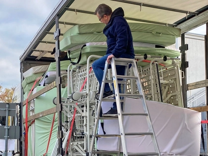 Klinikum St. Georg Leipzig spendet Krankenhausbetten