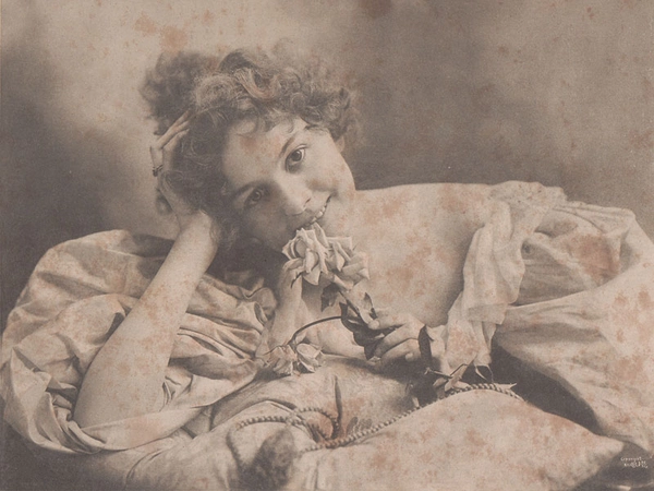 Joseph Knaffl, Mädchen mit Rose, Knoxville Tennessee, 1895