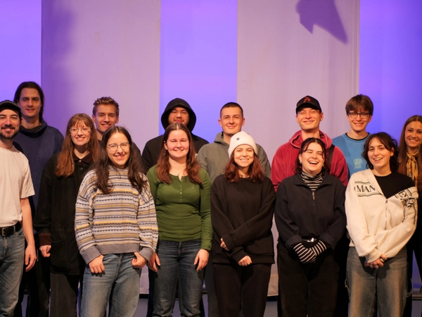 Das studentische Team von „Pass auf! Stempel rein“. Foto: HTWK Leipzig 