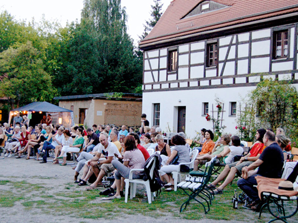 Sommerkino in der Dölitzer Wassermühle, Foto: Grün-Alternatives Zentrum Leipzig e. V.