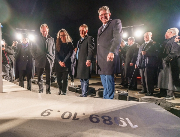 Grundsteinlegung Freiheits- und Einheitsdenkmal in Leipzig, Foto: jehnichen_fotografie