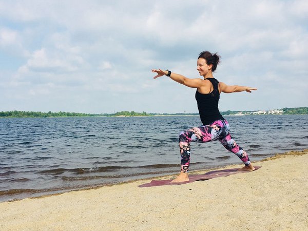 Yoga für den guten Zweck am Markkleeberger See, Foto: Glückskind Nelly Flieger
