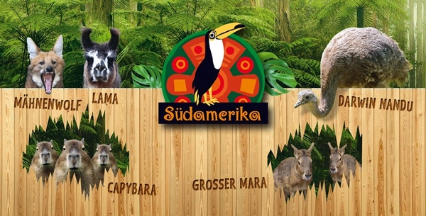 Tierbesatz im neuen Themengebiet SÜDAMERIKA im Zoo Leipzig