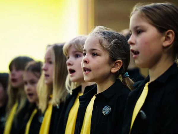 Der Kinderchor der Schola Cantorum Leipzig, Foto: Grit Hartung