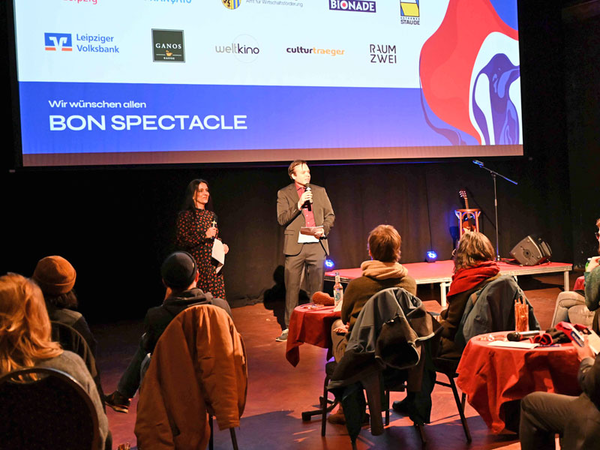 26. Französische Filmtage Leipzig: Eröffnungsrede, Foto: Clémentine Harpagès