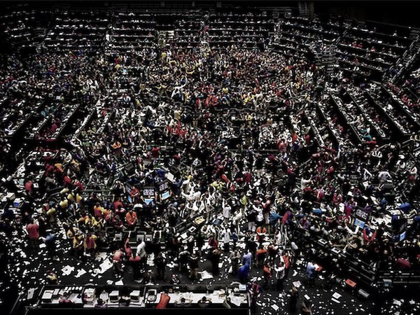 Andreas Gursky, Chicago Board of Trade III, 2009, Copyright: Andreas Gursky/VG Bild-Kunst Bonn, 2021, Courtesy: Sprüth Magers