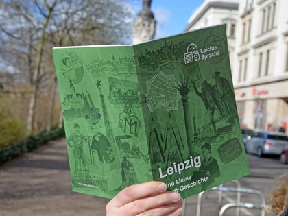 Die Stadtgeschichte Leipzigs jetzt auch in Leichter Sprache kostenlos erhältlich