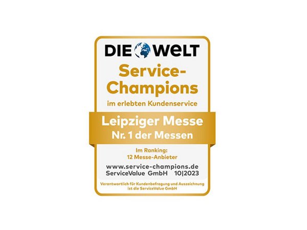 Service-Champion, Foto: Leipziger Messe