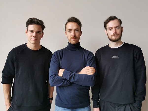 the nu company Gründer Christian Fenner, Mathias Tholey und Thomas Stoffels, Foto: the nu company