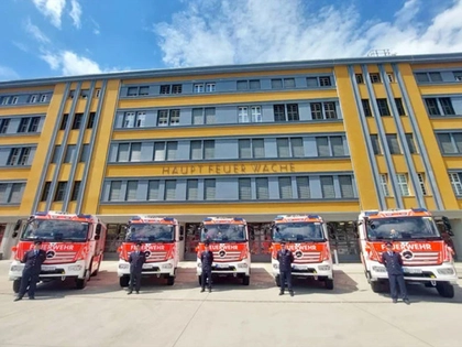 Leipzigs Freiwillige Feuerwehr erhält fünf moderne Löschfahrzeuge