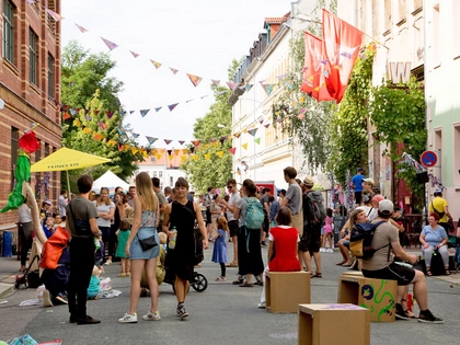 Sideshow HURRA! Westflügel Leipzig Sommerfest im August 2022