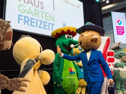 HAUS-GARTEN-FREIZEIT: Erstmals Familienticket für Messetrio