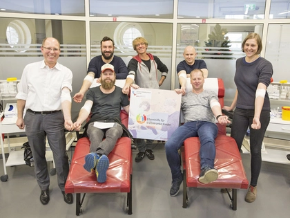 UKL-Blutbank unterstützt mit ihren Spendern und Spenderinnen im Dezember die Elternhilfe für krebskranke Kinder Leipzig