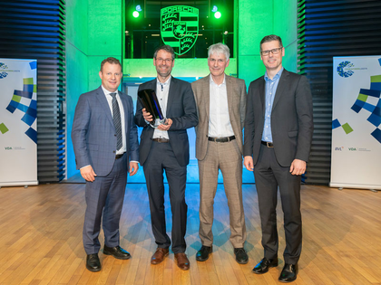 Porsche Leipzig erhält VDA Logistik Award 2020 Porsche Leipzig erhält VDA Logistik Award 2020