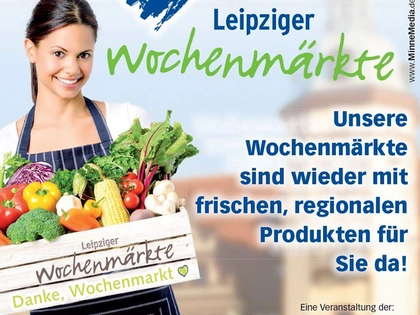 Wochenmärkte in Leipzig öffnen wieder