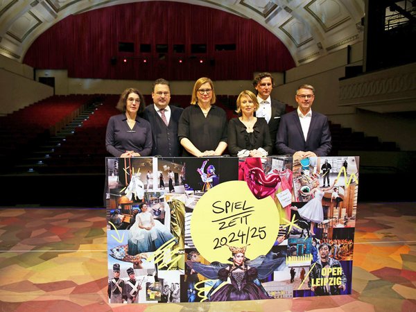 Oper Leipzig: Präsentation der Spielzeit 2024-25 in der Musikalischen Komödie, Foto: Elli Flint