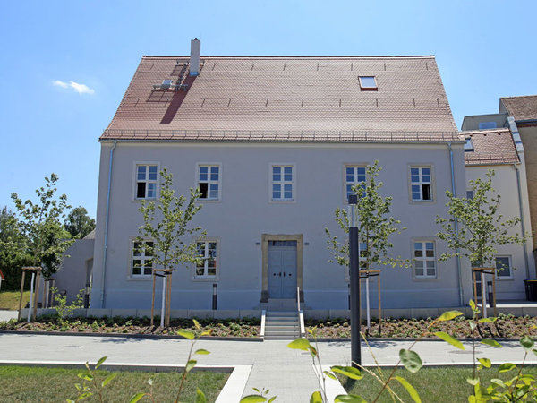 Ringelnatz-Geburtshaus in Wurzen: Innenhof, Foto: Andreas Schmidt