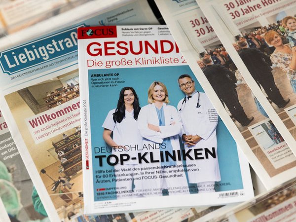 Das Universitätsklinikum Leipzig ist auch in der aktuellen Klinik-Rangliste 2024 des Magazins „FOCUS Gesundheit“ unter den besten zehn Krankenhäusern Deutschlands zu finden. Foto: Stefan Straube / UKL