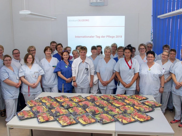 Klinikum St. Georg dankt MitarbeiterInnen zum Tag der Pflege, Foto: Klinikum St. Georg